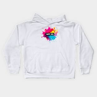 Happy Holi Kids Hoodie